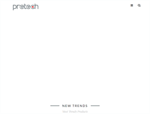 Tablet Screenshot of pretech-e.com